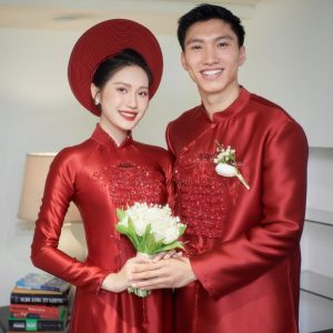 BỘ ÁO DÀI CƯỚI CHỮ HỶ