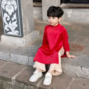 Bộ Áo Dài Bé Trai